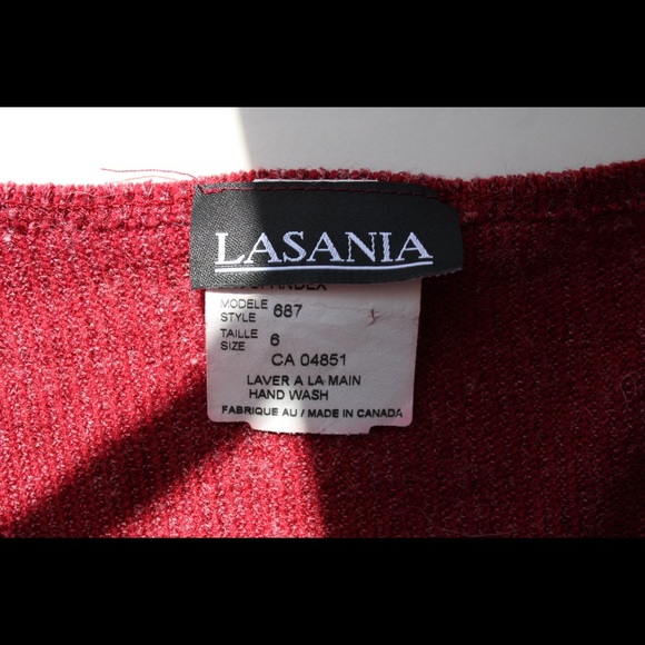 Lasania Knit Red Shirt - Picture 2 of 4